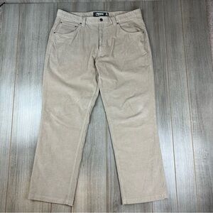 Mountain Khakis Corduroy Pants 38x30 Crest Cord Relaxed Fit Beige